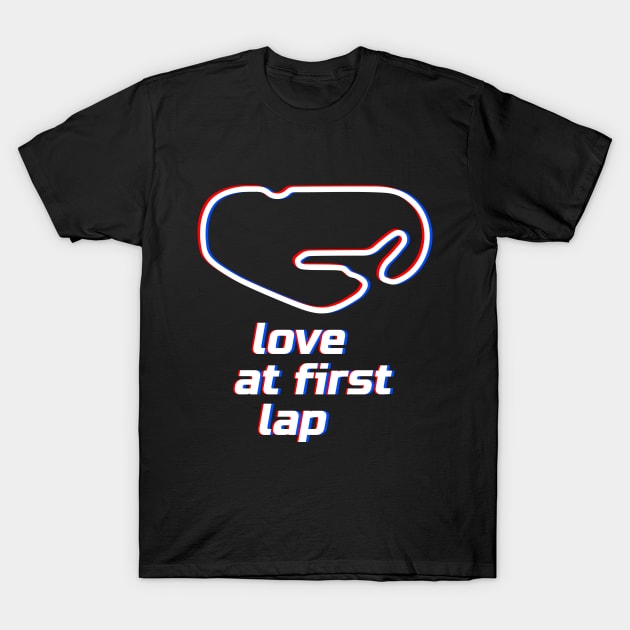 Love at first lap - Daytona. Racing & Sim Racing - Motorsport Collection. T-Shirt by rimau